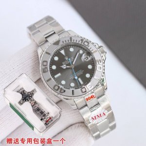 胶带 钢带 金50 Mma工厂P劳力士游艇名仕型系列M268621- 精致而不失个性 配备全新2836自动机械 直径：37Mm 防水度数：5Atm超强防水 玻璃