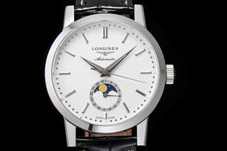 白 金 正版开模-Tws台湾厂最新力作浪琴longines经典复古系列1832型号机械男表：L4.826.4.92.2月相腕表登场！简约优雅尽显从容气度！ 1. - 点击图像关闭