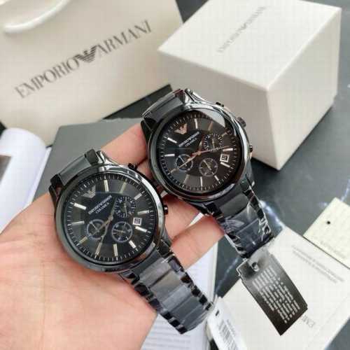 现货 Emporio Armani 阿玛尼手表男表Ar1451 47Mm 13Mm Ar1452 43Mm.13Mm 炫酷时尚 魅力有型 匠心独具 酷黑钢陶瓷表