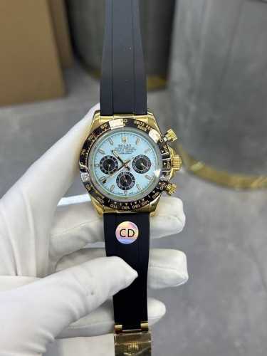 劳力士迪通拿系列 新款 提夫尼蓝 全自动机械表7750机芯男士腕表 new Model Of Rolex Daytona Automatic Mechanica