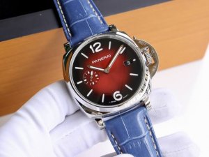 V7厂迪丽热巴同款超薄小尺寸 沛纳海-Panerai Luminor Due系列 机芯采用海欧自动机械机芯 表径:42Mm 表壳材质:Aisi 316L精钢