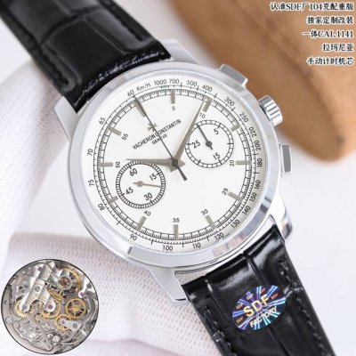 Sdf Factory 104克配重版 DDD 江诗丹顿Vacheron Constantin DDD 传袭系列47192手动上链计时码表 DDD 1尺寸：42