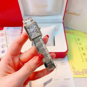 卡地亚 坦克系列 现货 精钢壳 原装扣Aaa出品质量保证