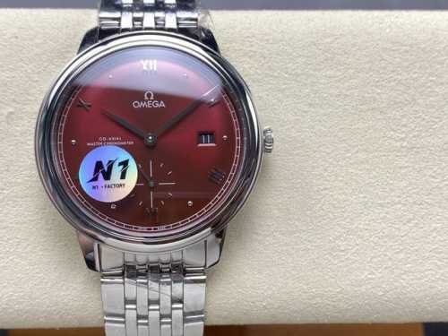 2280N1 Factory 欧米茄透底 新款碟飞典雅小秒系列腕表 两针半 N1出品只为传承经典，蝶飞至臻品质 41毫米至臻天文台表 这款腕表的表壳为41毫米，