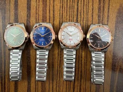 2025全新推出浪琴Longines-浪琴康卡斯悦动系列 机芯 搭载机全自动机械机芯，全新塑封原装机 表壳 “锤压式”316S精培钢。表壳直径41毫米，拉丝抛光