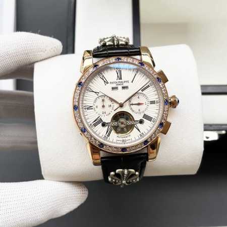 统一价格: 百达翡丽-Patek Philippe精品男士腕表 尊贵大气 绅士风范 高端矿物质防刮镜面玻璃 耐磨316L精钢表壳 耐磨进口小牛皮表带 全自动进口 - 点击图像关闭