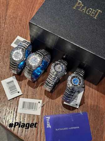 1990年伯爵 Piaget 由表坛珠宝大师发展成为珠宝巨擘，推出tanagra系列，缪斯女神piaget Tanagra伯爵贝母盘钻石刻度黄金表带款。伯爵的珠 - 点击图像关闭
