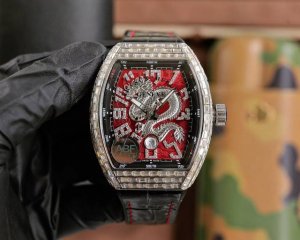 Abf最高品质 新款龙腾v45到货 Franck Muller 法兰克穆勒 Fm Vanguard Yachting V45遊艇系列 44X54 Mm1.表壳
