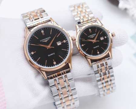 白壳 ，金壳 ，钢带20 品牌：浪琴-Longines 类型：情侣腕表 壳套：顶级版316精钢l 表带：进口小牛皮表带 316L精钢表带 机芯：进口石英机芯 镜 - 点击图像关闭