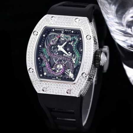 Richard Mille 理查米尔 Rm026 蛇表界的女神 女士们梦寐以求的腕表 也被称为 钻石克朗 Richard Mille坚持不懈地追求rm 026的 - 点击图像关闭