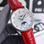 钻 女神必备浪琴全新名匠女款系列L2.409..4.87.4简约优雅尽显从容气度 功能与原版同步 把头拨到第二档位可以独立快调月相独立快调日历功能，认准！ 表壳