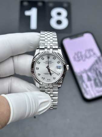 真顶级版本不惧对比 劳力士31女日志 发货实拍！ - 点击图像关闭