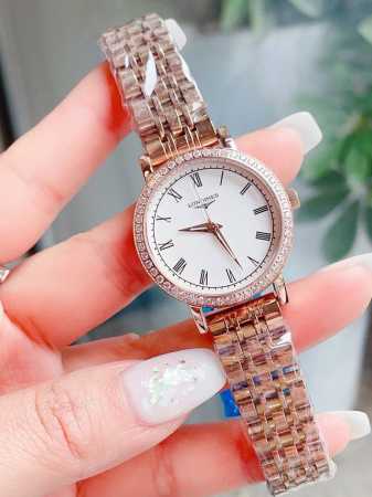 白钻 玫 钢带20陶瓷40新款浪琴-Longines简约大气女款 进口石英机芯 矿物质玻璃镜面 316L精钢表壳 直径30Mm厚8Mm 该款腕表备受女性喜爱，在 - 点击图像关闭