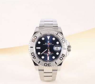 劳力士游艇名仕型系列116622-78760 蓝盘腕表 自动机械腕表 配件:盒子，说明书，保修卡 表径：40Mm 腕周：17-18Cm 材质：950铂金不锈钢