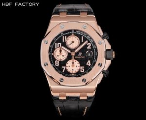 金白黑同价， ，钢带+100。 Hbf Factory 爱彼 皇家橡树离岸型系列26238:封顶之作 杜绝一眼假”在ＪＦ厂原有的基础上 潜心研发 突破壁垒 “打