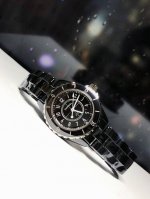 250香奈儿Chanel系列-J12 黑色烤漆陶瓷腕表 顶级 原装石英女表33Mm 实物拍摄