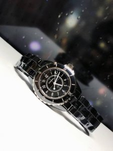 250香奈儿Chanel系列-J12 黑色烤漆陶瓷腕表 顶级 原装石英女表33Mm 实物拍摄