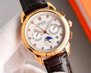 白 金 大厂出品-质量上乘Tw精品 最新力作 实拍 时间从不说话 却回答了所有问题 劳力士 特推出新款劳力士切利尼系列 复杂功能系列上市 顶级品质 Rolex