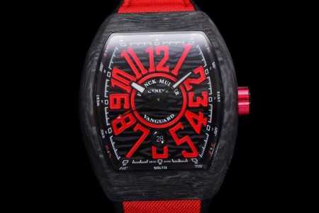Abf最新品 Franck Muller 法穆兰 Vanguard V45 碳纤维 25周年特别纪念限量款 彰显无畏突破的精神 结合更富科技时尚感的像素元素 呈 - 点击图像关闭