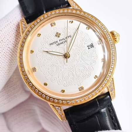 Tw出品 白壳 金壳 百达翡丽-Patek Philippe-Rk1 火爆新款式，百达翡丽 Pp 新款锅盖，耗时长达13个月！锅盖玻璃 Pp 超薄男士自动机械腕 - 点击图像关闭