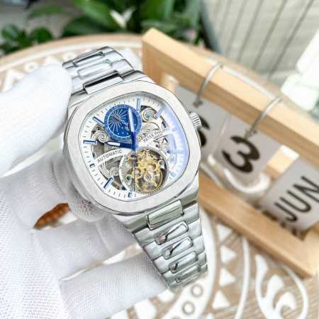 白 -金 钢带+20，百达翡丽 Patek.Philippe 精品男士腕表，多功能镂空设计，尊贵大气，绅士风范，卓越品质，热卖全城。采用全自动机械机芯，顶级31 - 点击图像关闭