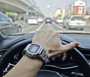 独家实拍图 原单卡西欧Casio小方块