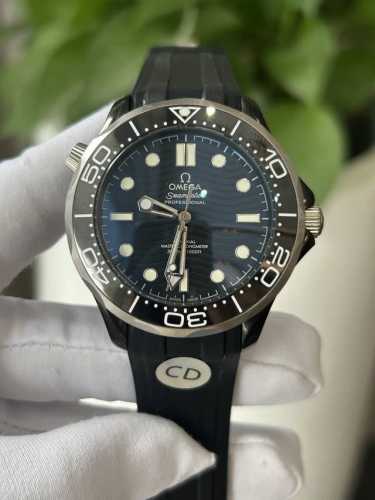 独家实拍图 omega Automatic Mechanical Watch Men's Watch 欧米茄海马系列 全自动机械表男士腕表 最新款 精钢材质40