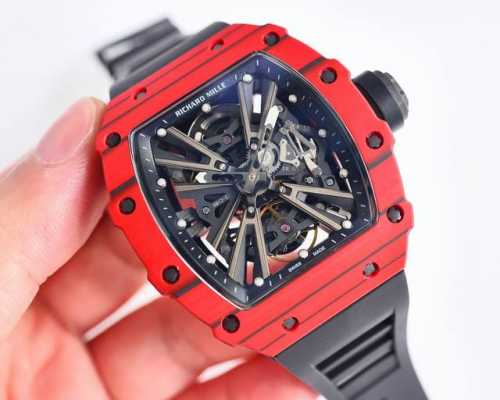 统一价： 升级v3最高版本 理查米尔 Rm12-01 一体陀飞轮腕表，材质均为碳纤维与石英纤维材质表壳，分别三种颜色款式：纯黑碳纤维、碳纤维+红色石英纤维、碳纤