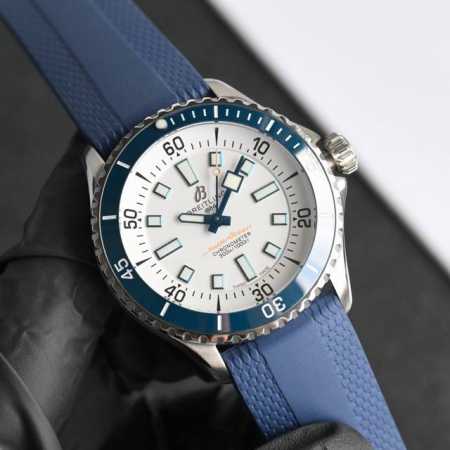 Bls 严选 百年灵超级海洋系列42Mm腕表。 1：潜水表既要满足清读时，更要操作便捷。此款时标和指针大限度的夜光涂层，保证在昏暗的深海能清晰读时，如在黑暗中的 - 点击图像关闭