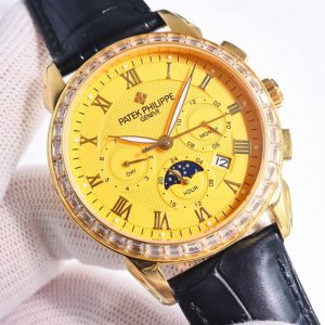 SJ出品 白壳 金壳 钻50 百达翡丽 Patek Philippe R73 PP 复杂功能系列-纯手工-雕花腕表-惊艳登场，42毫米的表径适配大众男性手寸，非