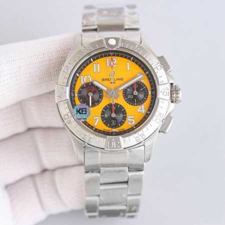Bls新品:百年灵复仇者B01计时腕表44 Avenger B01 Chronograph 44 复仇者系列 Avenger 腕表是为战斗机飞行员而打造，44M - 点击图像关闭