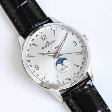 白壳 玫壳 Jaeger-Lecoultre 积家 推出 Master Calendar日历大师1558420系列腕表 大师系列 Factory 聘请制表师傅通 - 点击图像关闭