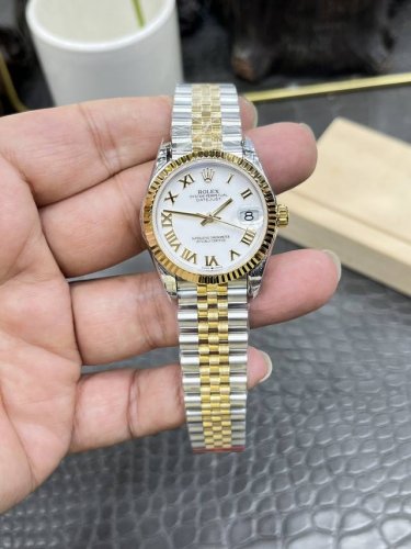 1110Gs劳力士日志系列/31Mm间金罗马白面/Cal.全自动机械