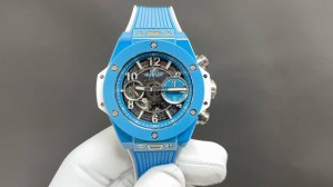 今日推荐 宇舶 陶瓷之王 蒂芙尼蓝 42Mm 1280计时机 顶级品质 出货实拍