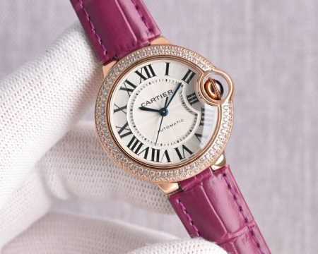 2080Jbl 18K包金现货 独家渠道货，卡地亚 Cartier 蓝气球系列28Mm 33Mm 36Mm Rw1 3个尺寸可选 w6920097女款手表，原装 - 点击图像关闭