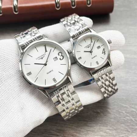 白160金190钢带+20 最新经典浪琴-Longines 情侣对表 原装进口石英机芯 钢化玻璃 316L精钢表壳 直径男40Mm女30Mm 厚8Mm如果今天的 - 点击图像关闭