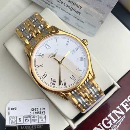 男款39Mm，女款24Mm，大小同价！间金罗马字白面！入行以来最牛硬货！可进专柜付费维修！经典不败的浪琴律雅系列-休闲时尚女士石英腕表，体现了以飞翼沙漏标志而闻 - 点击图像关闭