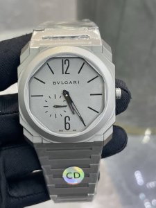 独家实拍图 宝格丽 复刻版本，顶级复刻版本，玩家级Bv出品，瑞士机芯超薄 全自动机械表 Bvlgari Automatic Mechanical Watch