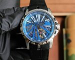 罗杰 杜彼 Roger Dubuis 豪爵 Excalibur 王者系列 自动上链机芯，表壳：46毫米 , Sapphire Crystal Carbon 钛合