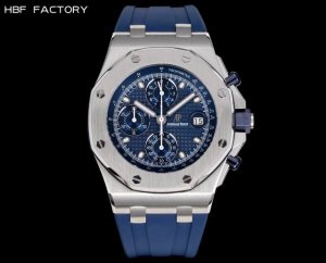 金白黑同价， ，钢带+100。 Hbf Factory 爱彼 皇家橡树离岸型系列26238:封顶之作 杜绝一眼假”在ＪＦ厂原有的基础上 潜心研发 突破壁垒 “打