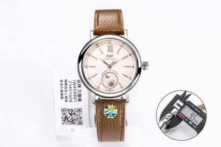 顶级复刻 白壳 金壳 钻50 Jmf.匠“芯”岀品 市场最高版本 万国 Iwc 柏涛菲诺系列lw65 2 谷爱凌 R55 同款昼夜显示自动腕表，腕表尺寸34Mm - 点击图像关闭
