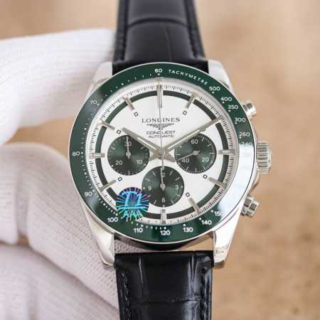 统一 新品 浪琴 Longines-浪琴康卡斯悦动凭借其独特的设计，实用的功能和舒适的佩戴体验，成为了一款备受推崇的精品时计。 1字面是独特的“熊猫眼”主要有“ - 点击图像关闭