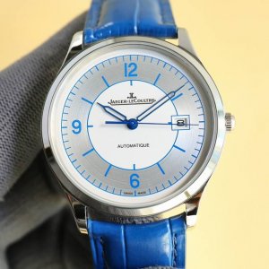 皮带 金皮 钢带100 积家 Jl 大师超薄系列 表经尺寸40毫米 同步正品 采用进口9015自动上链机芯走时精准 可靠性十足 表壳材质316L精钢 表镜前后采
