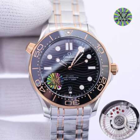 一套 ] 2024大厂出品 最新升级版 Omega欧米茄seamaster海马系列海洋宇宙300米300M同轴 至臻天文台表42毫米42Mm潜水表210.30. - 点击图像关闭