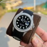 新品，上新，上新，上新，C厂Clean，最高性价比，热门款式， 劳力士 Rolex 游艇名仕系列T型冰糖钻糖果钻，珠宝级镶嵌天然钻石工艺42Mm彩虹游艇 ①修正