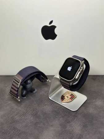 苹果Apple Watch Ultra2 智能手表 原壳料开模 外观尺寸跟原装一样看不出假 原装Oled液晶屏 黑边跟分辨率跟正品一样 目前最屌 49Mm钛金边 - 点击图像关闭