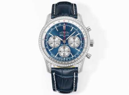 Bls出品 百年灵全新航空计时腕表 Navitimer 问世70周年 百年灵以大胆色彩焕新演绎经典腕表 尺寸43Mm 迭代款无疑是地道的航空计时腕表 带有环形飞 - 点击图像关闭
