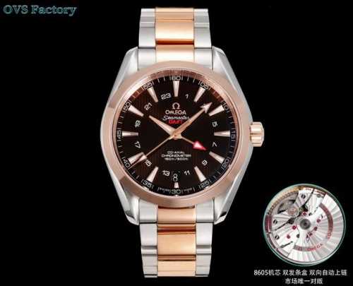 白 -金 钢带+100。 Ovs 海马150 米Gmt 搭载全新1:1一体机芯。尺寸43Mm全新上市！1:表盘：以游艇 “柚木”板为素材 设计独特条纹表盘 Gm