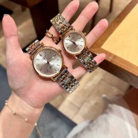 白壳： 金壳： 、钢带20 浪琴 情侣腕表 原装进口石英机芯 矿物质玻璃镜面 316L精钢表壳 直径男40Mm女30Mm 厚8Mm如果今天的阳光停止了它耀眼的光 - 点击图像关闭