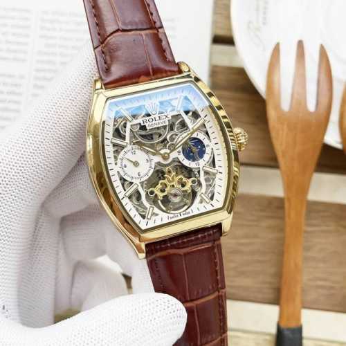 统一价 劳力士Rolex 精品男士腕表，四针全镂空飞轮设计，技艺精湛，独具匠心，尊贵大气，绅士风范。采用全自动机械机芯，顶级316精钢表壳表带，矿物质超强镜面，